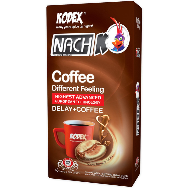 کاندوم ناچ کدکس مدل Coffee Delay بسته 12 عددی